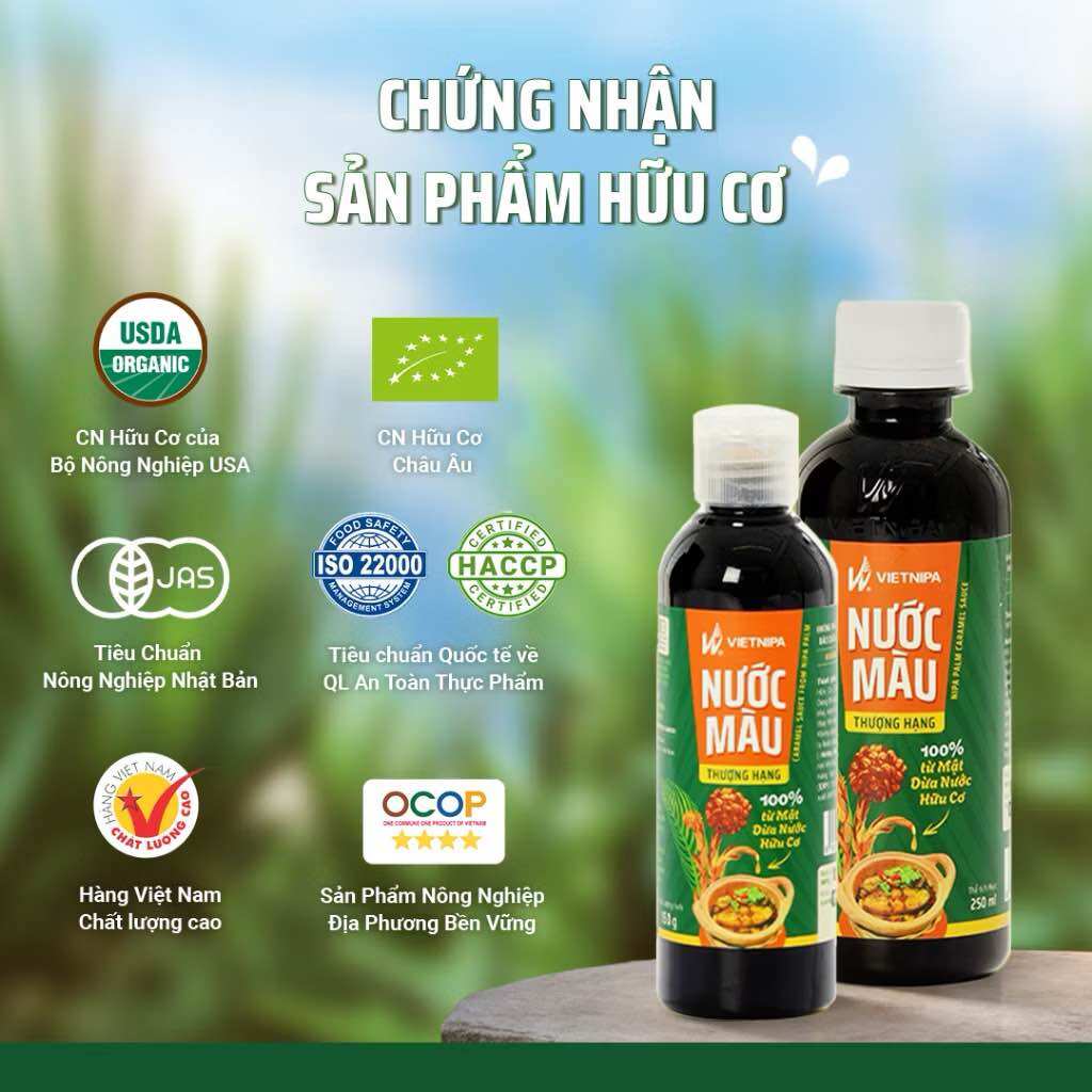 Vietnipa Organic Coconut Color Water for Marinating 
 Meat and Fish Suitable for Vegetarian and Diet Regimens - 365g