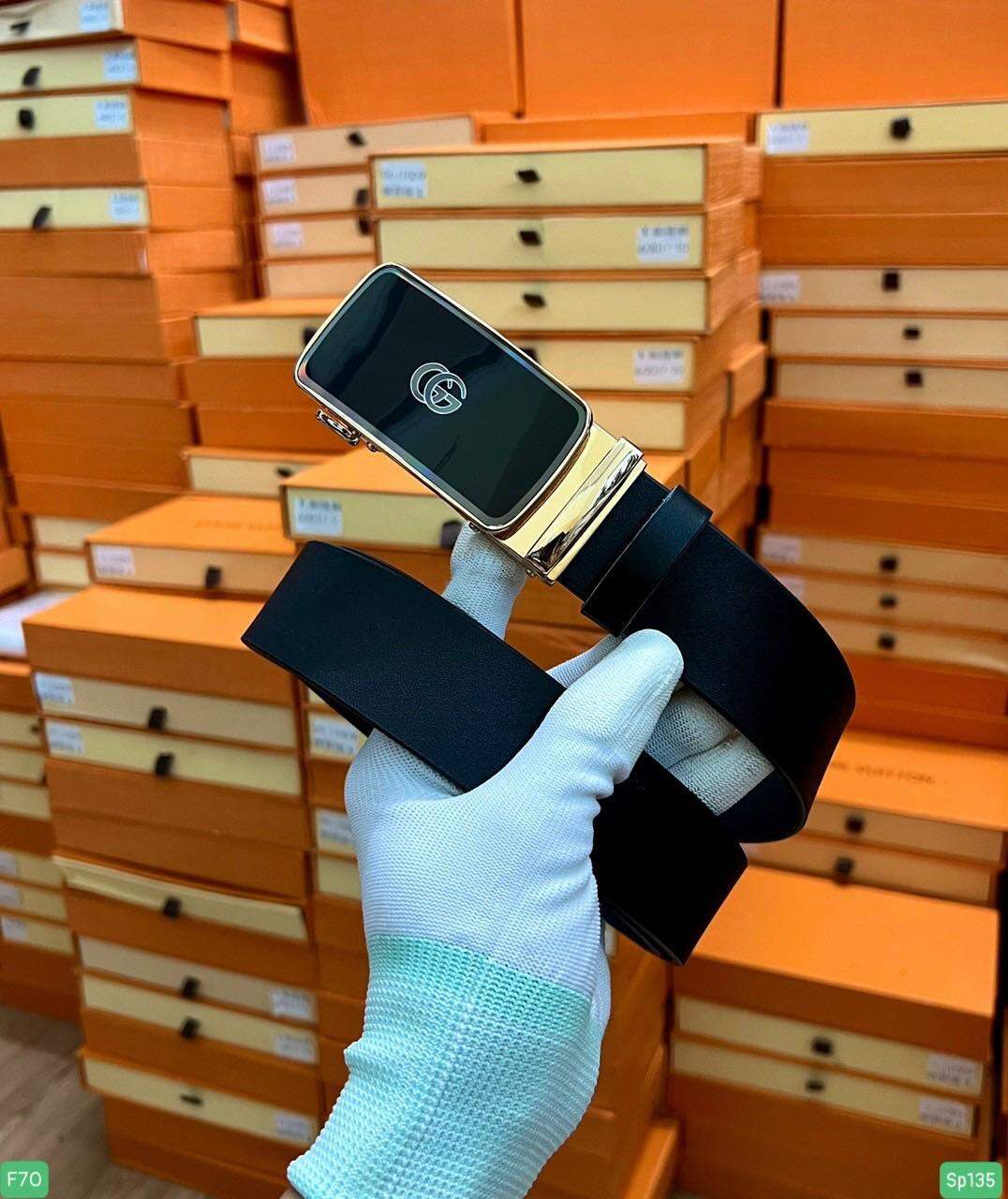 Thắt lưng nam gucci mặt phản quang , dây nịt nam cao cấp