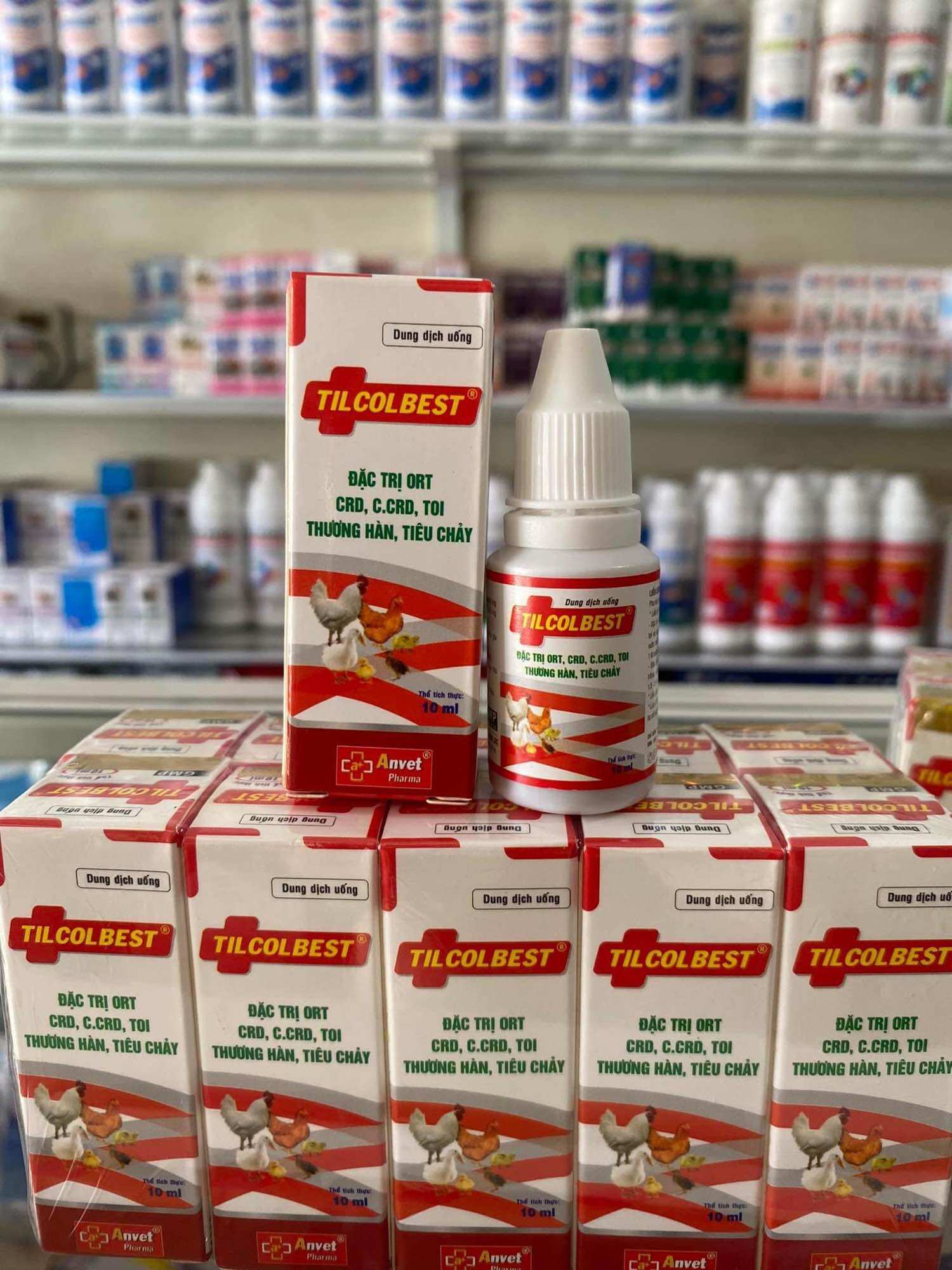 Ticobest chuyên hen khẹc, hen lâu ngày, hen ngáp trên gà, lọ 10ml