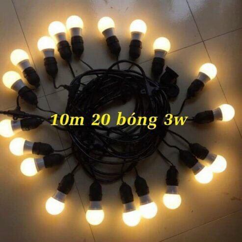 Combo of 10 3W Led Bulbs with E27 Socket