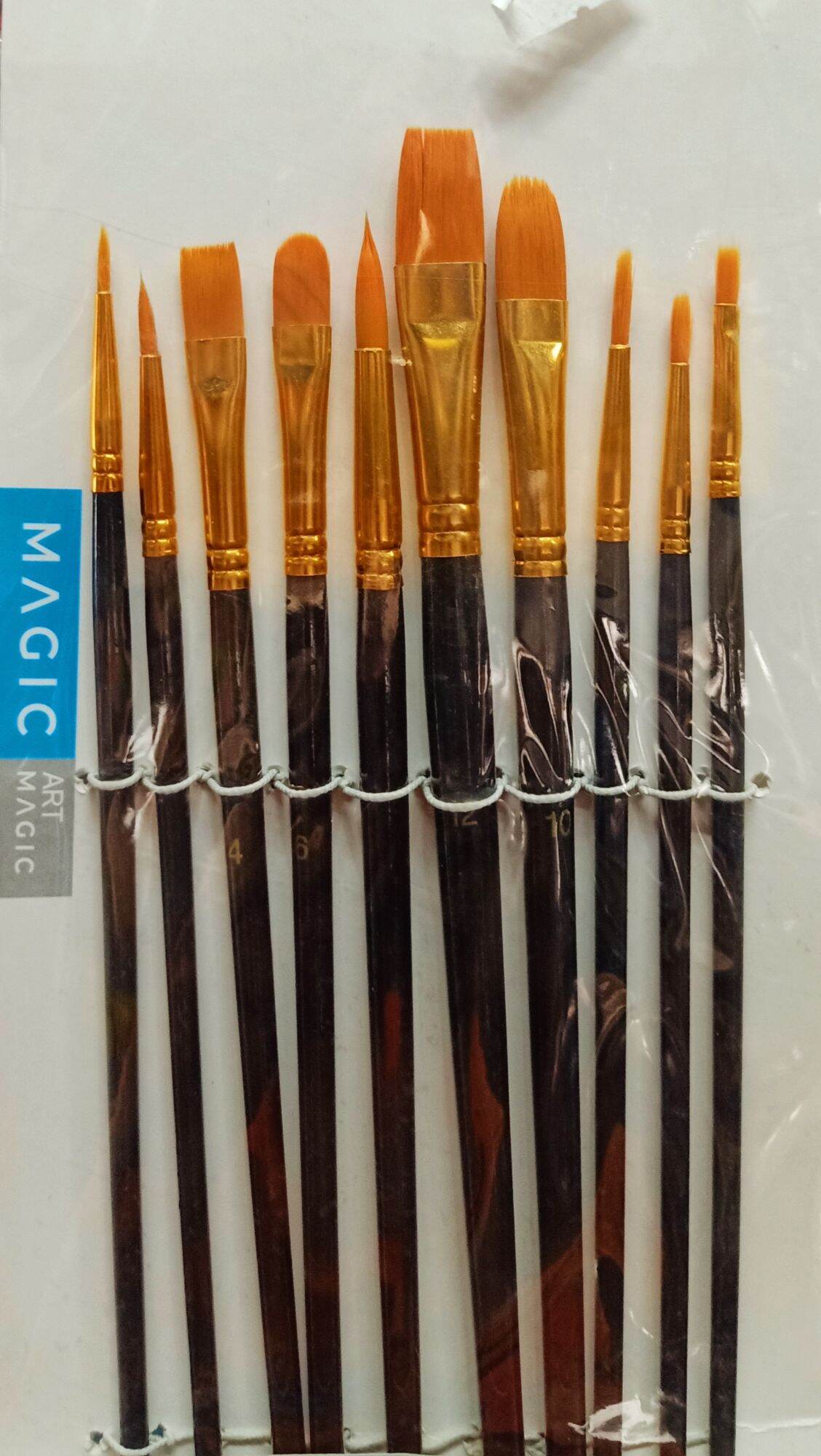 Bộ set cọ  vẽ tranh màu nước vẽ tường tô tượng cho trẻ em học sinh sinh viên người lớn đa dạng màu sắc kích thước lớn nhỏ lông mềm giá rẻ