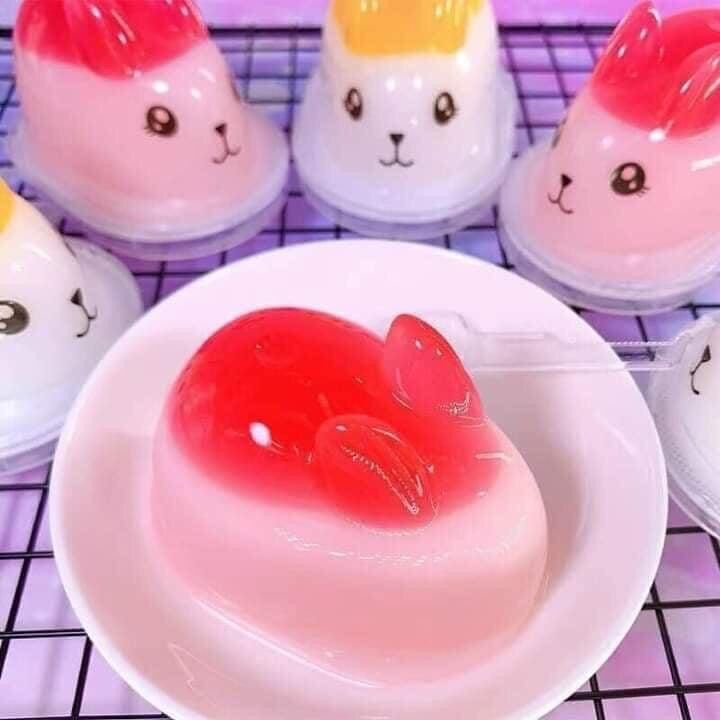 Thạch thỏ pudding 25k/ hộp 3 cái
