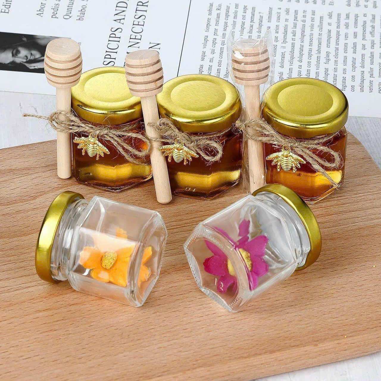 Hũ thuỷ tinh lục giác 50Ml