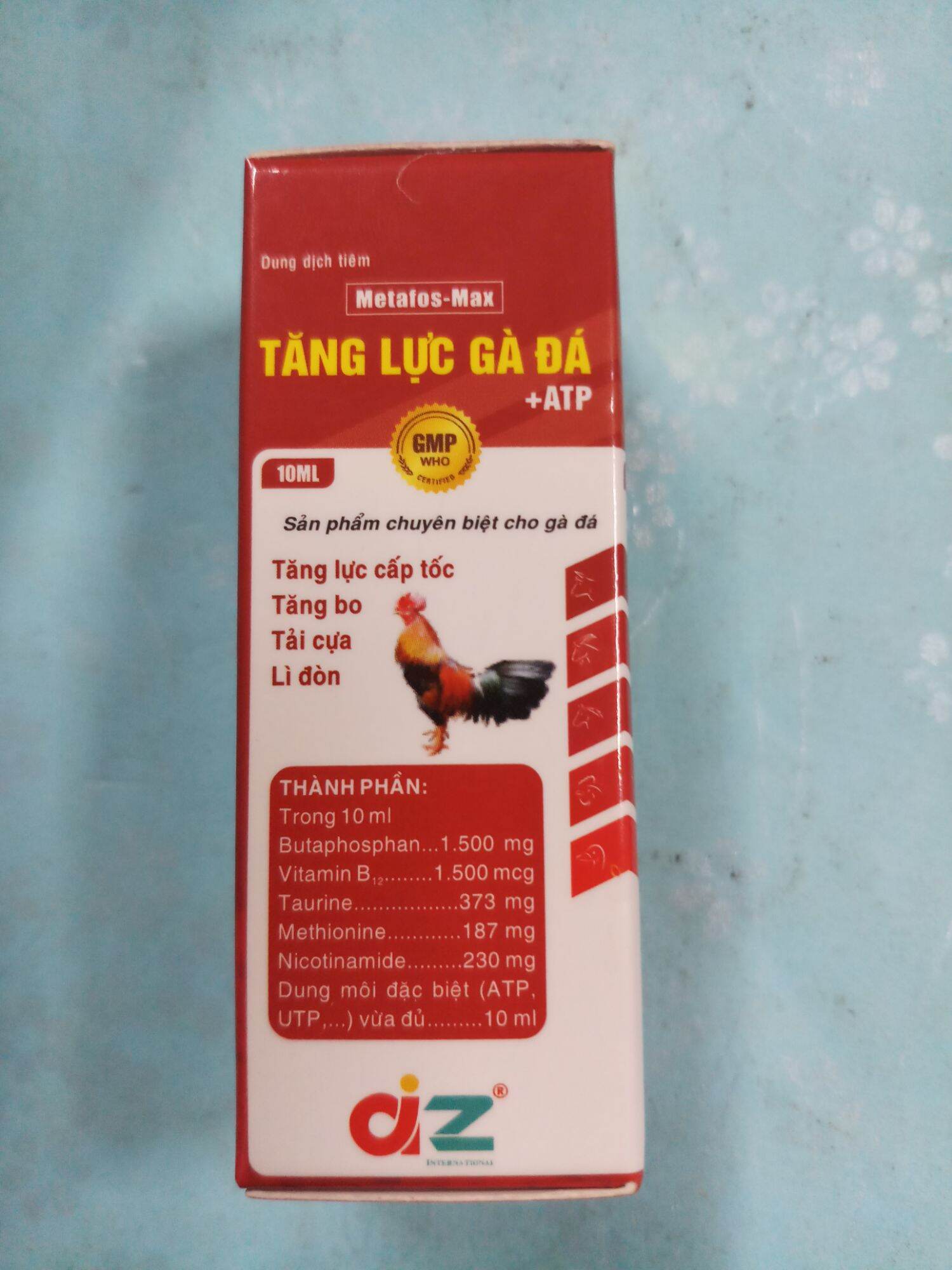 Tăng lực gà đá + atp combo 2 lọ* 10ml lì đòn