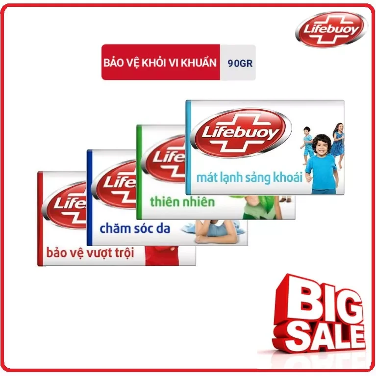 Xà phòng diệt khuẩn lifebuoy 90g