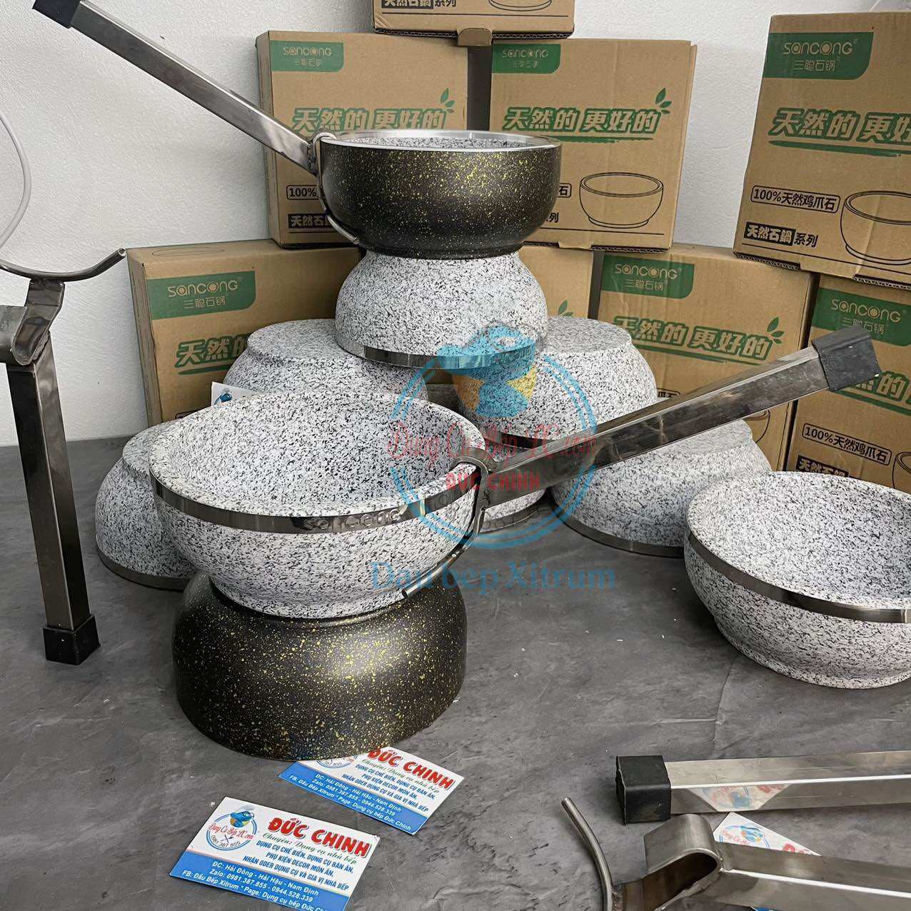 Gắp bát đá,bát nóng, thố đá giữ nhiệt