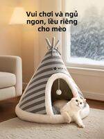 Lều Giường Mèo Dày Có Thể Giặt