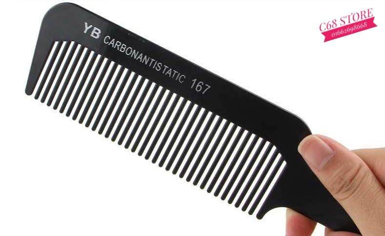 Lược cắt tóc BARBER Tony Guy YB 167 Black & White