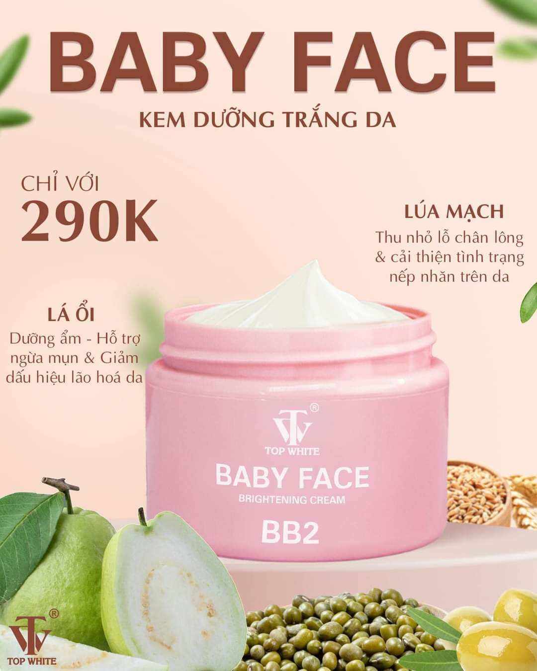 Kem BB2 Top White dưỡng da