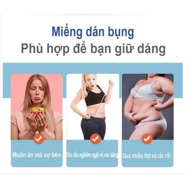 Miếng Dán Tan Mỡ Bụng Slim Patch -Dán Tan Mỡ Thái Lan -Giảm Mỡ Bụng , Bắp Tay ,Bắp Chân