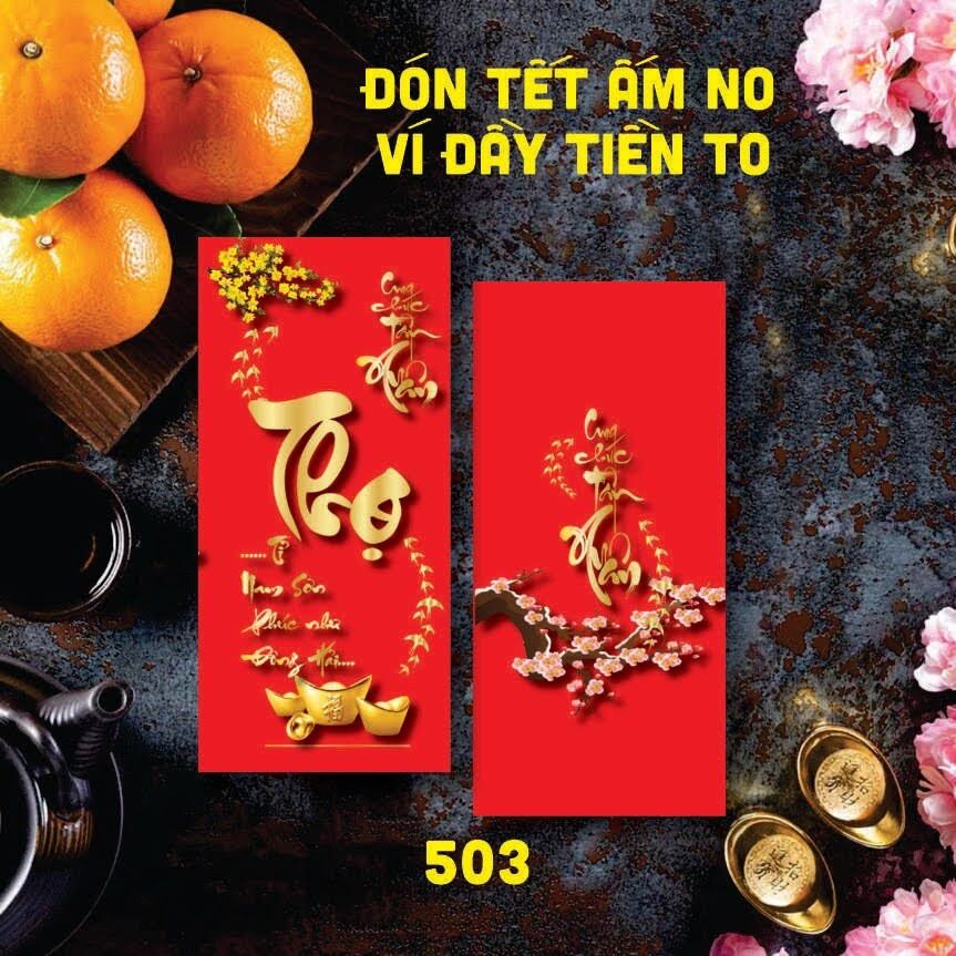 Set 10 bao lì xì Tết 2022