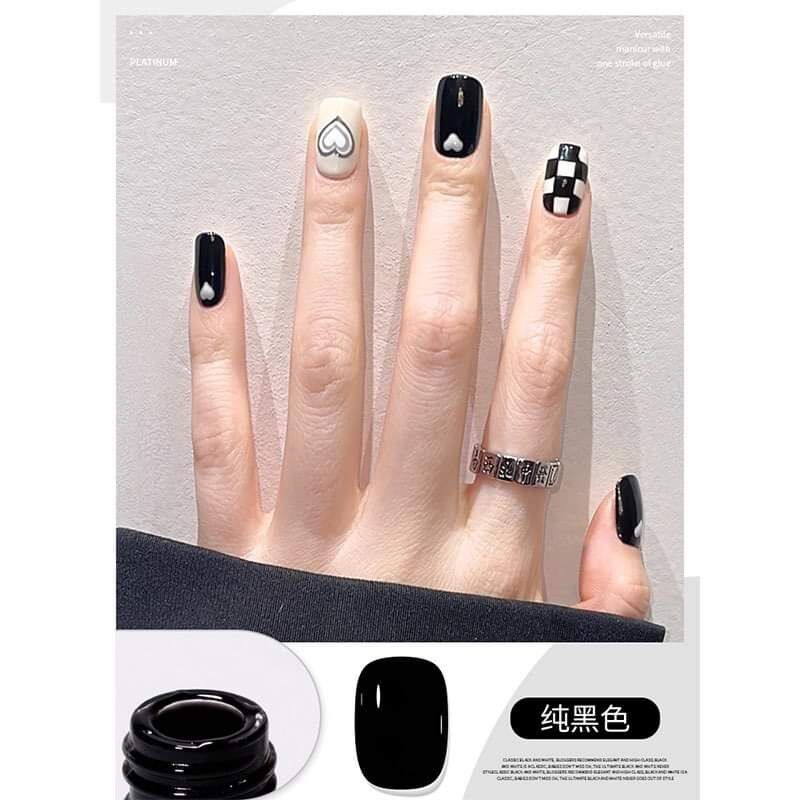 Sơn gel tone trắng, đen siêu hot, chất sơn đặc mướt (MUA 10 TẶNG 1)