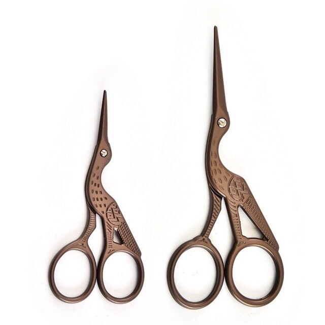Kéo cắt chỉ hình hạc 4,2x9,3cm