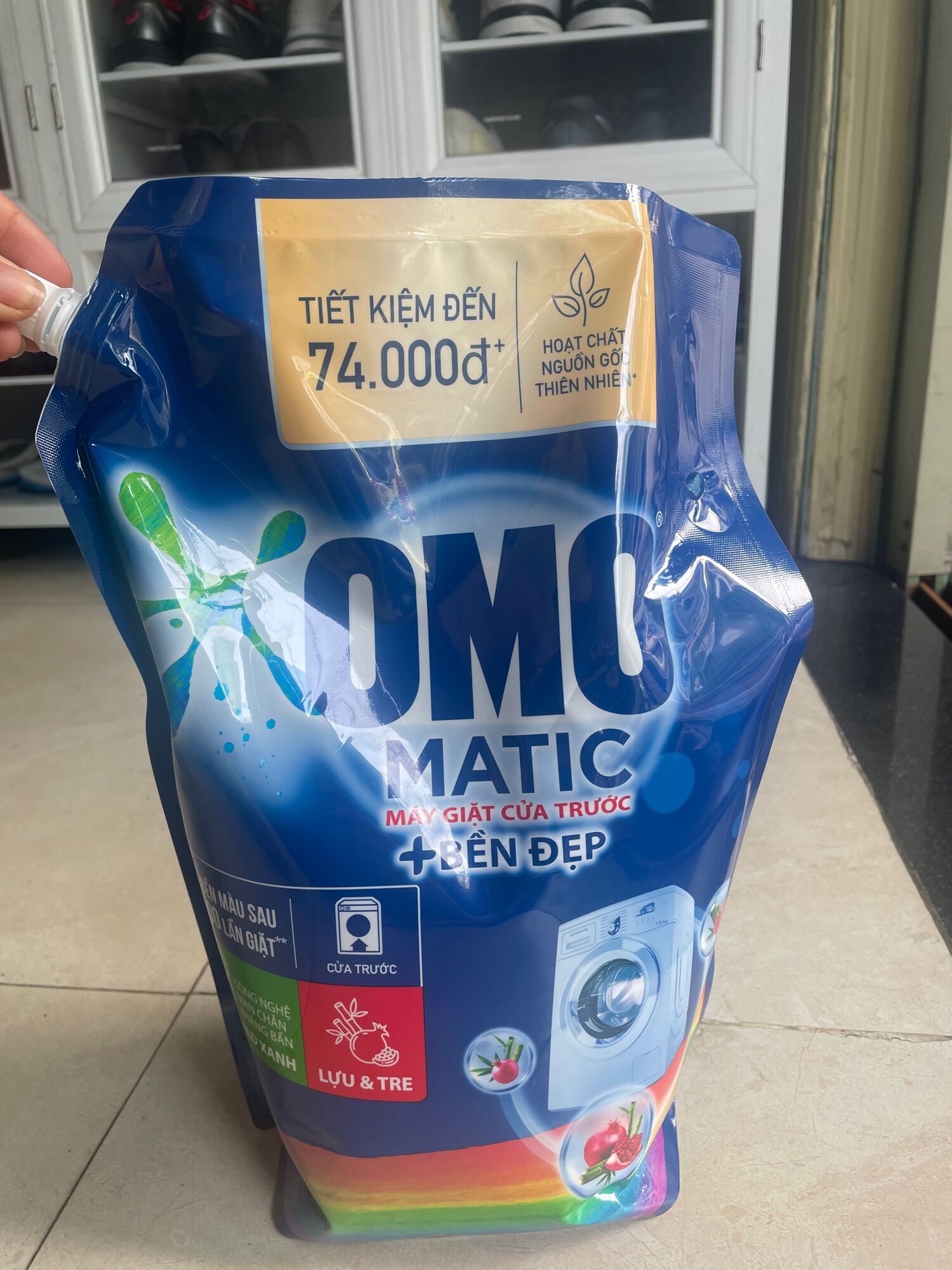 Túi nước giặt omo matic 3,6kg