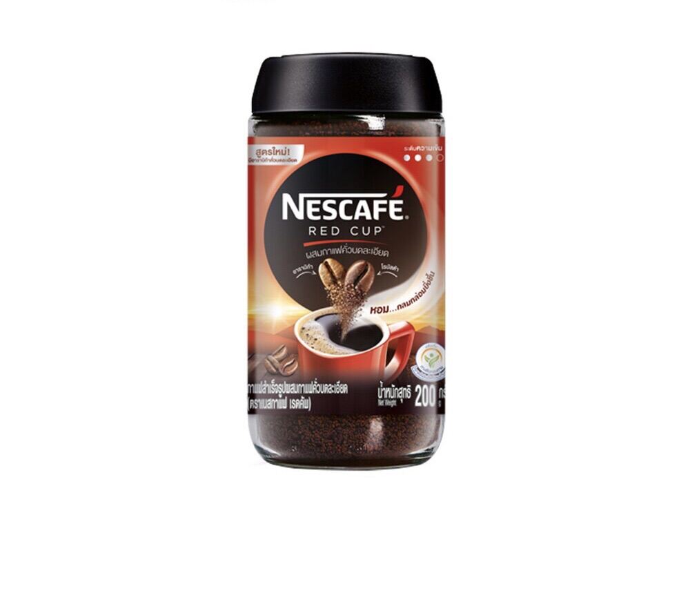 Hũ 200g Nescafe Red Cup cà phê hoà tan kết hợp cà phê rang xay