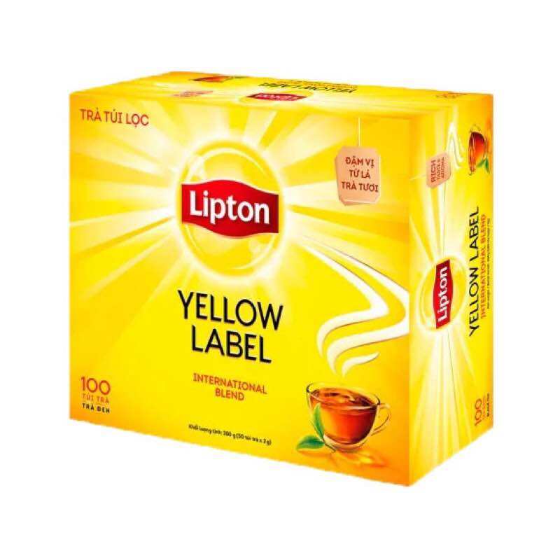 Trà túi lọc Lipton nhãn vàng Nhật Bản