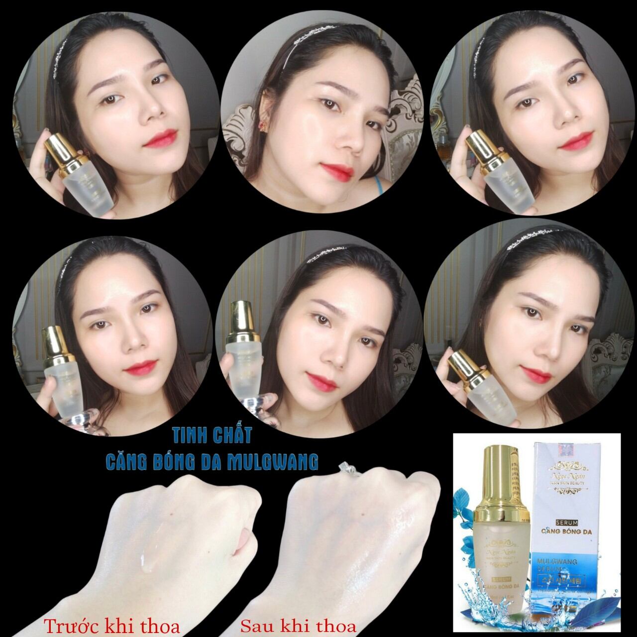 TINH CHẤT CĂNG BÓNG DA ( DA ĐẸP CHUẨN HÀN QUỐC)