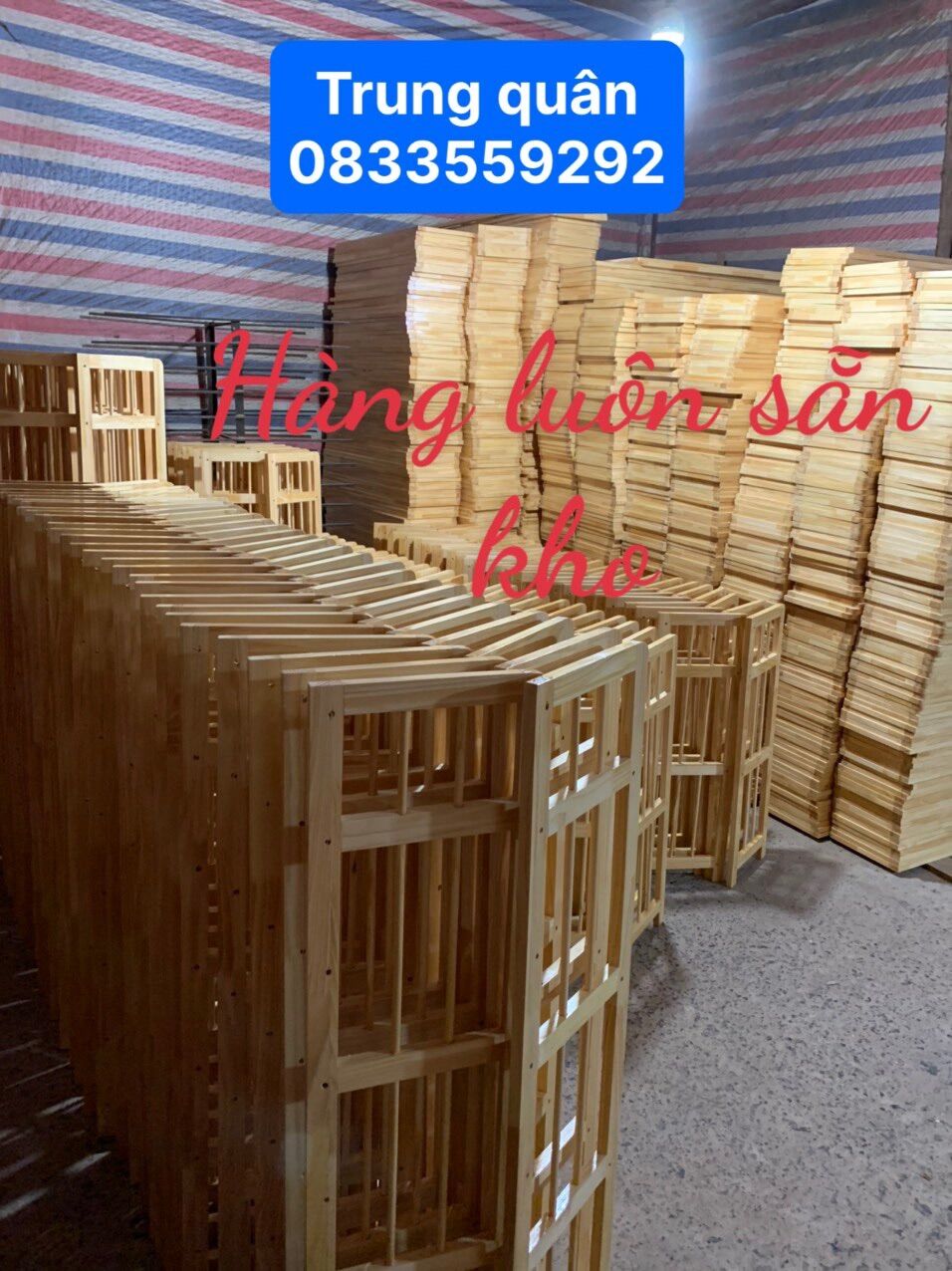 Kệ gỗ 5 tầng 65cm gỗ tự nhiên