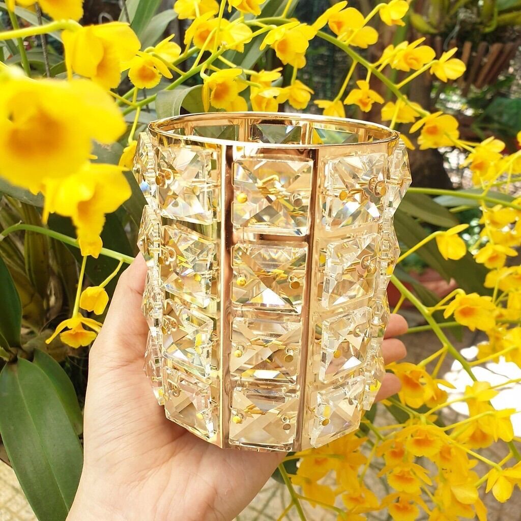 Cốc đá đựng cọ nail, ly đựng cọ trang điểm