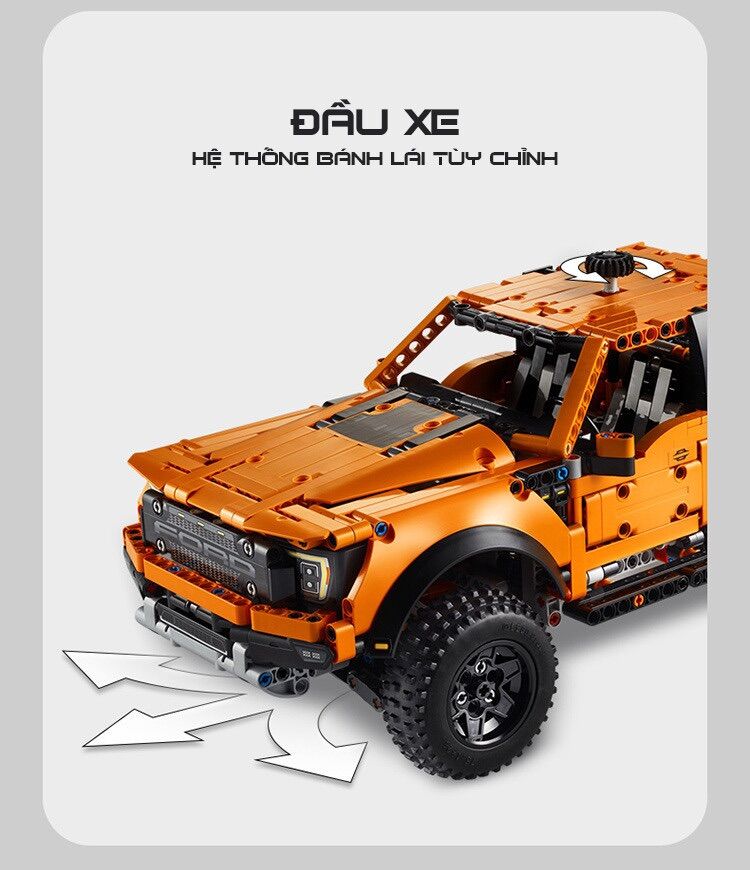 Mô hình lego xe ford raptor