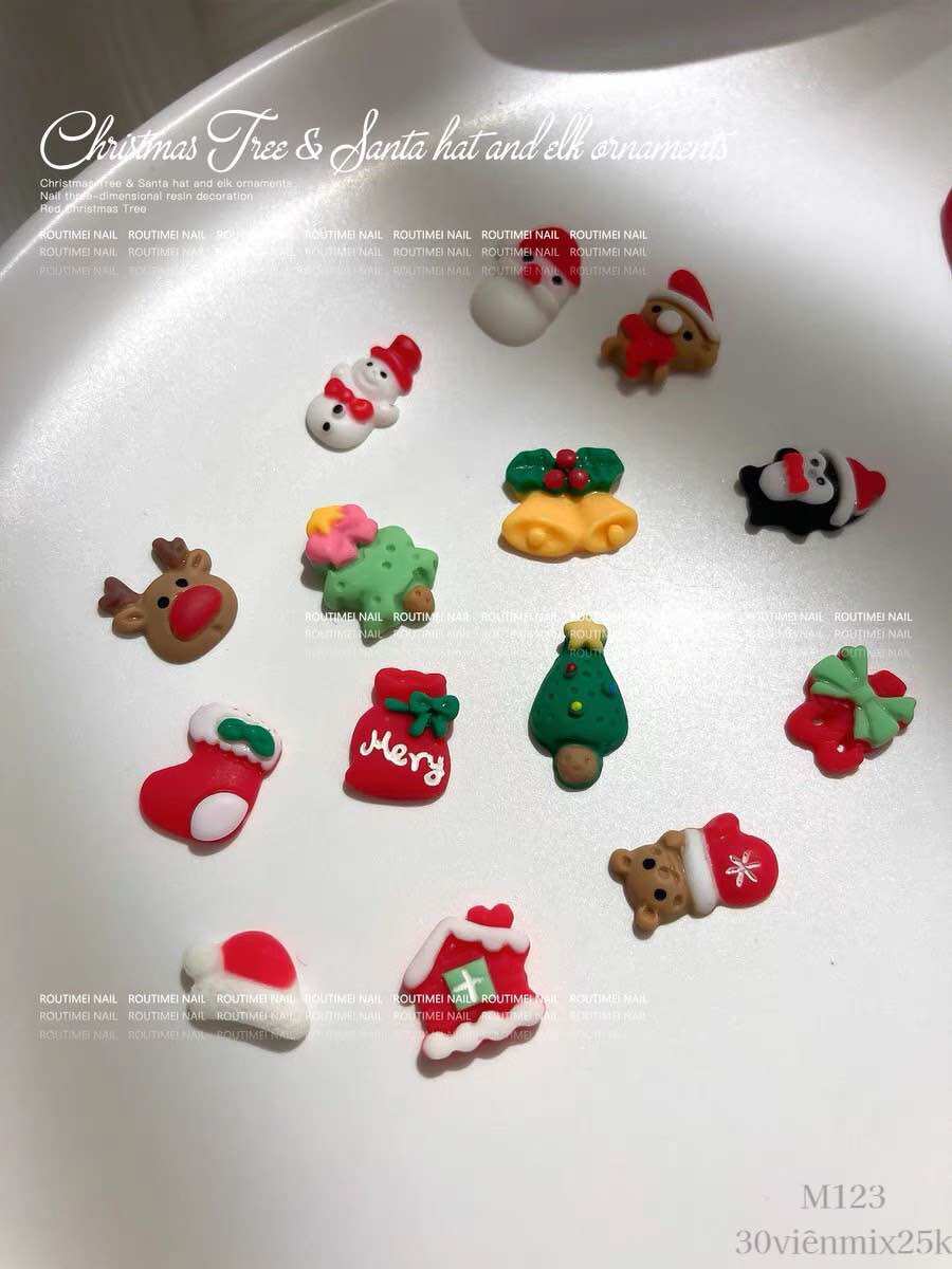 Charm noel m123 - m322 set 30vien nhỏ xinh