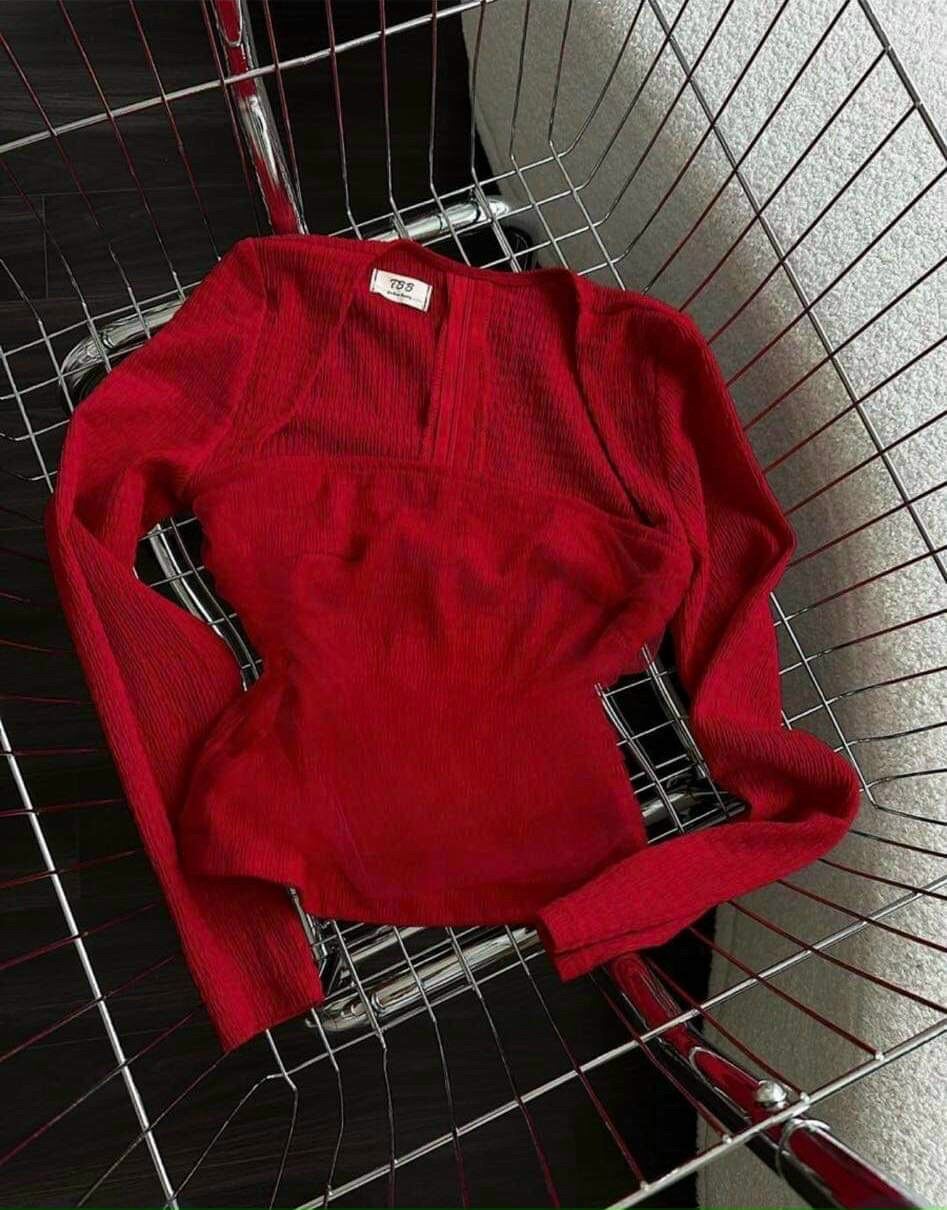 Set áo tay dài chân váy bố