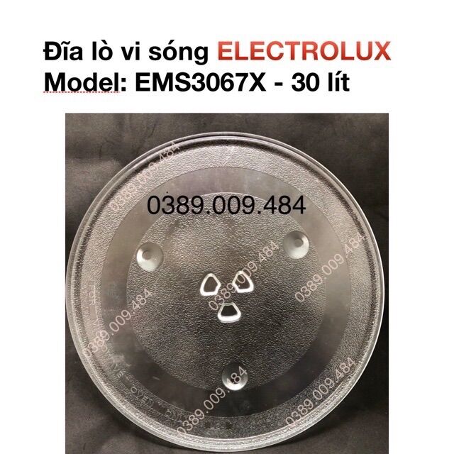 Đĩa lò vi sóng electrolux 30 lít ems3067x