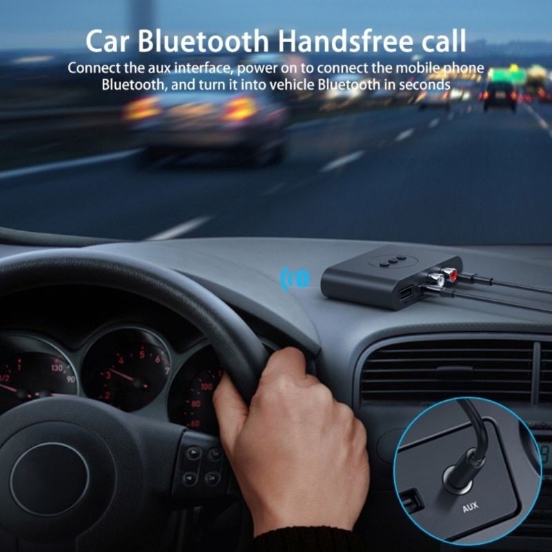 Thiết Bị Thu Bluetooth B21 Tích Hợp NFC Cho Loa Và Amply Hỗ Trợ Cổng 3.5mm, AV, USB