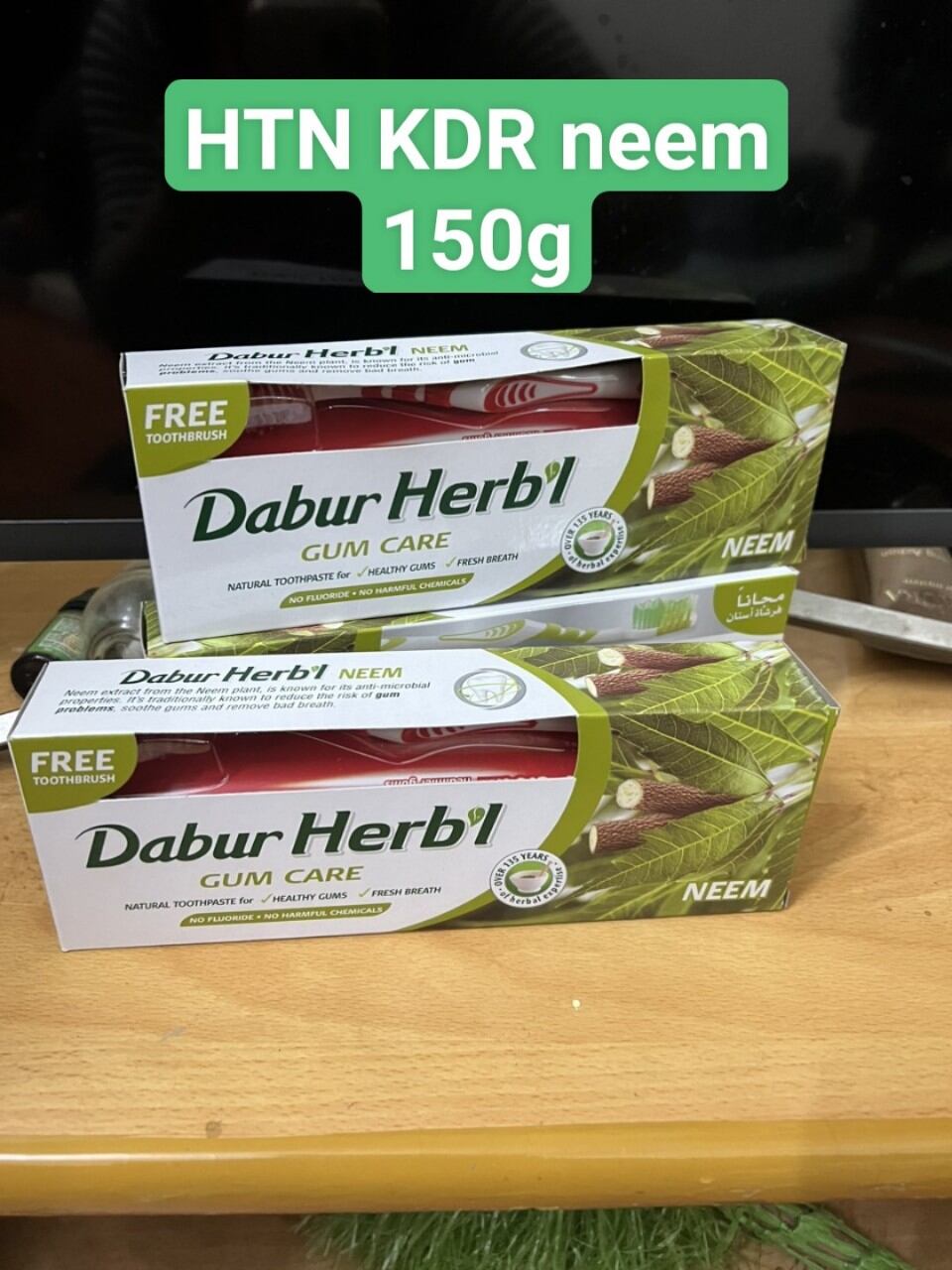 Kem đánh răng neem Ấn độ 155g