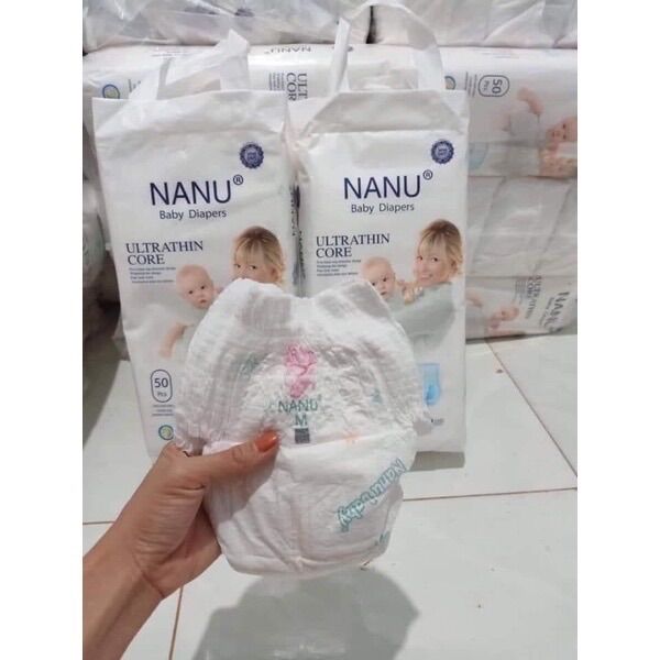 Bỉm quần NANU cao cấp cho bé:bịch 50 quần