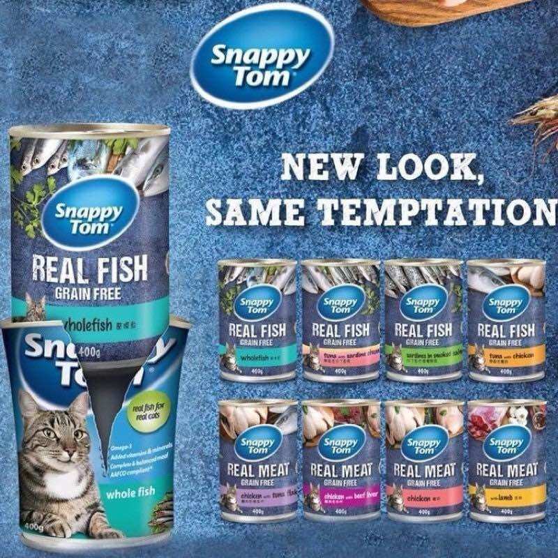 Pate snappy tom lon 400g - thức ăn pate cho mèo
