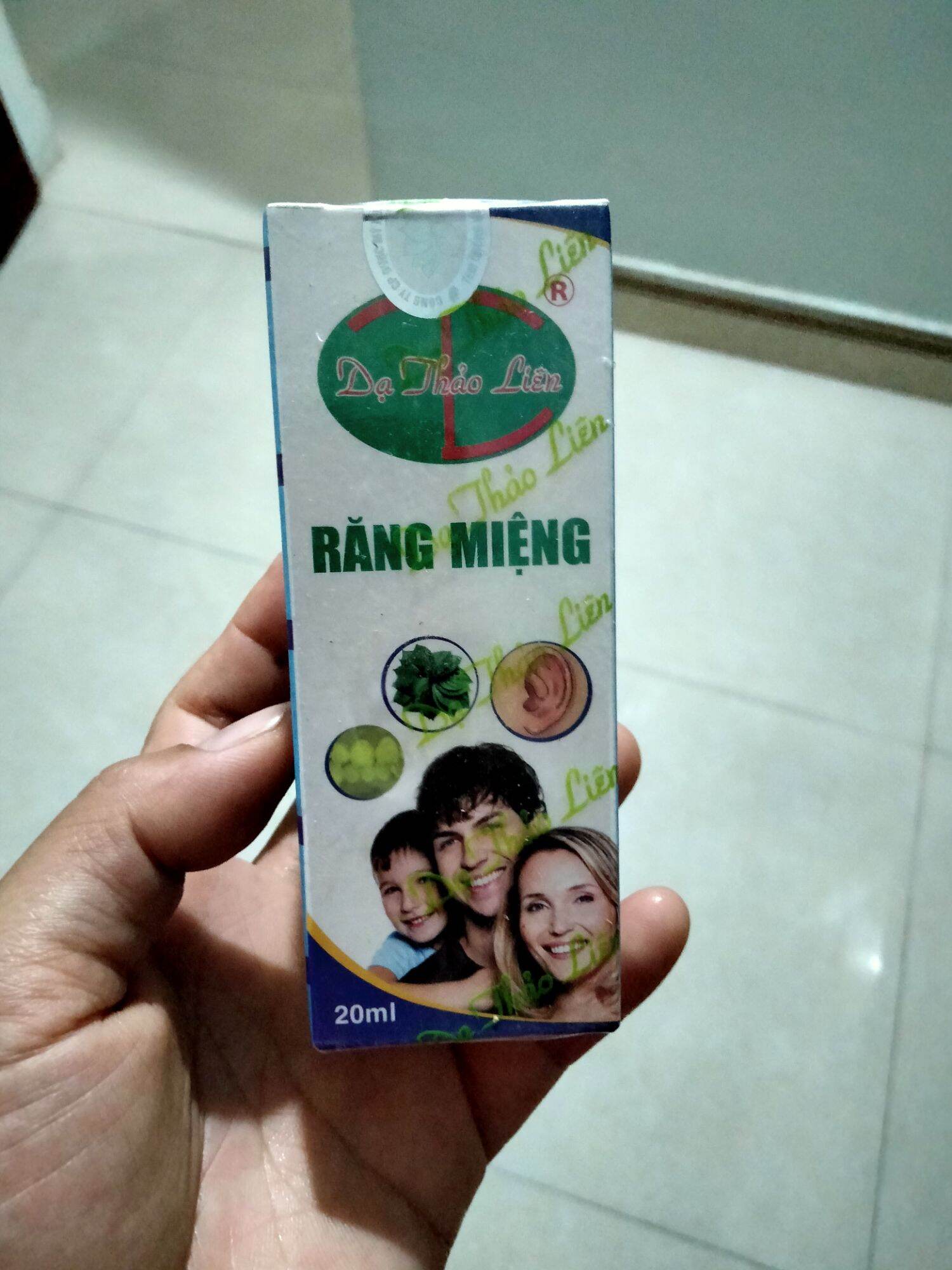 chai răng miệng dạ Thảo liên 20ml
