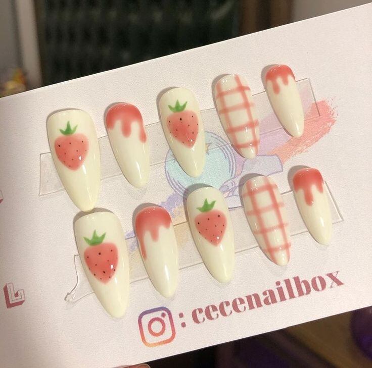 NailBox Hoạ Tiết Trái Đào Yêu Yêu🍑🍑🍑