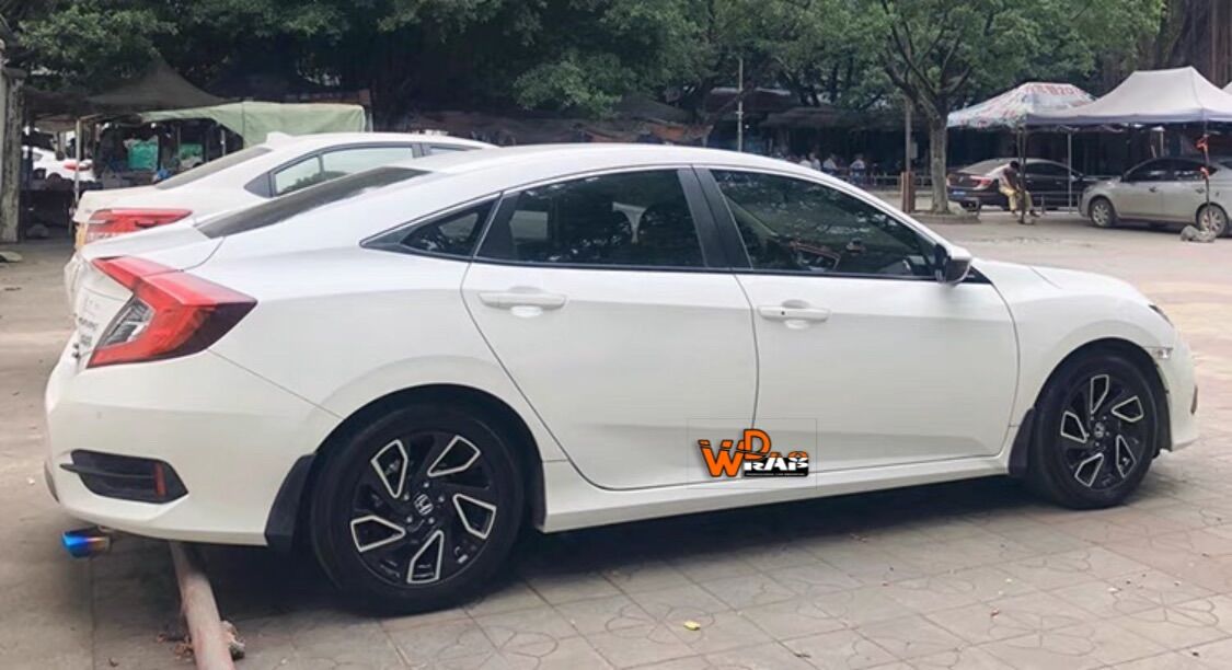 Bộ decal dán mâm Civic (5 bánh)