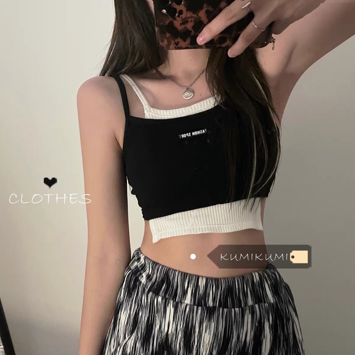 Áo 2 dây croptop
