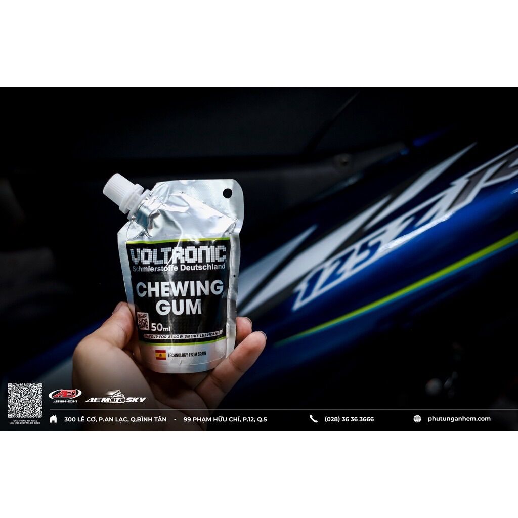 - Phụ gia nhớt pha VOLTRONIC CHEWING GUM (50ml) OIL-VOLTRONIC