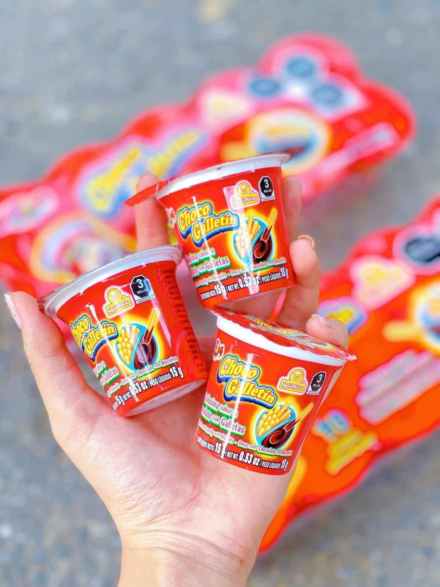 [10 hộp] Bánh que chấm socola