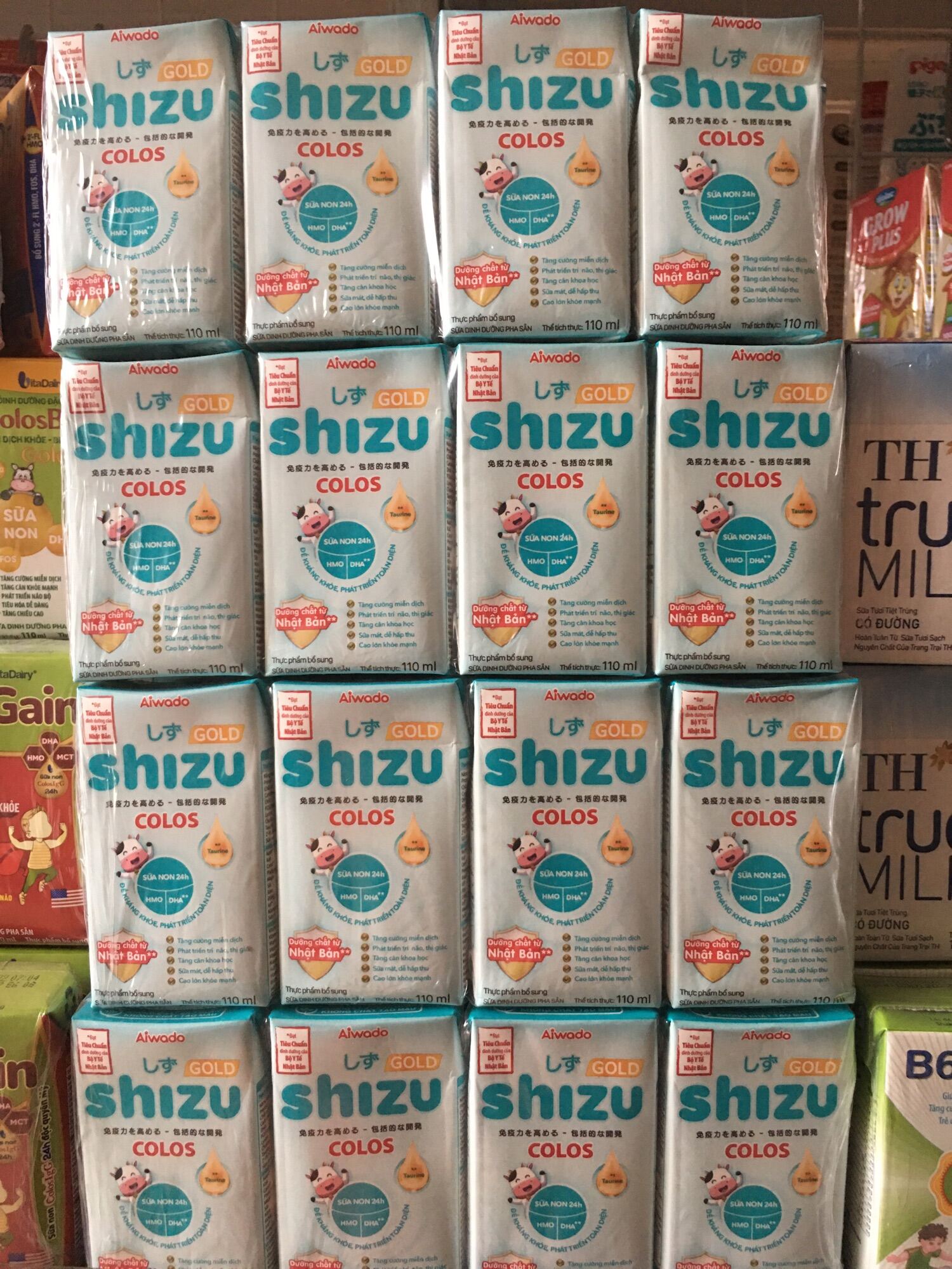 Thùng sữa Shizu Colos 110ml 48hộp