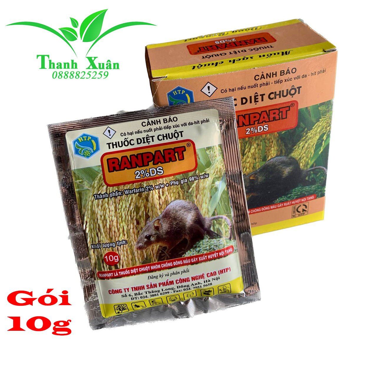Thuốc chuột Ranpart gói 10g