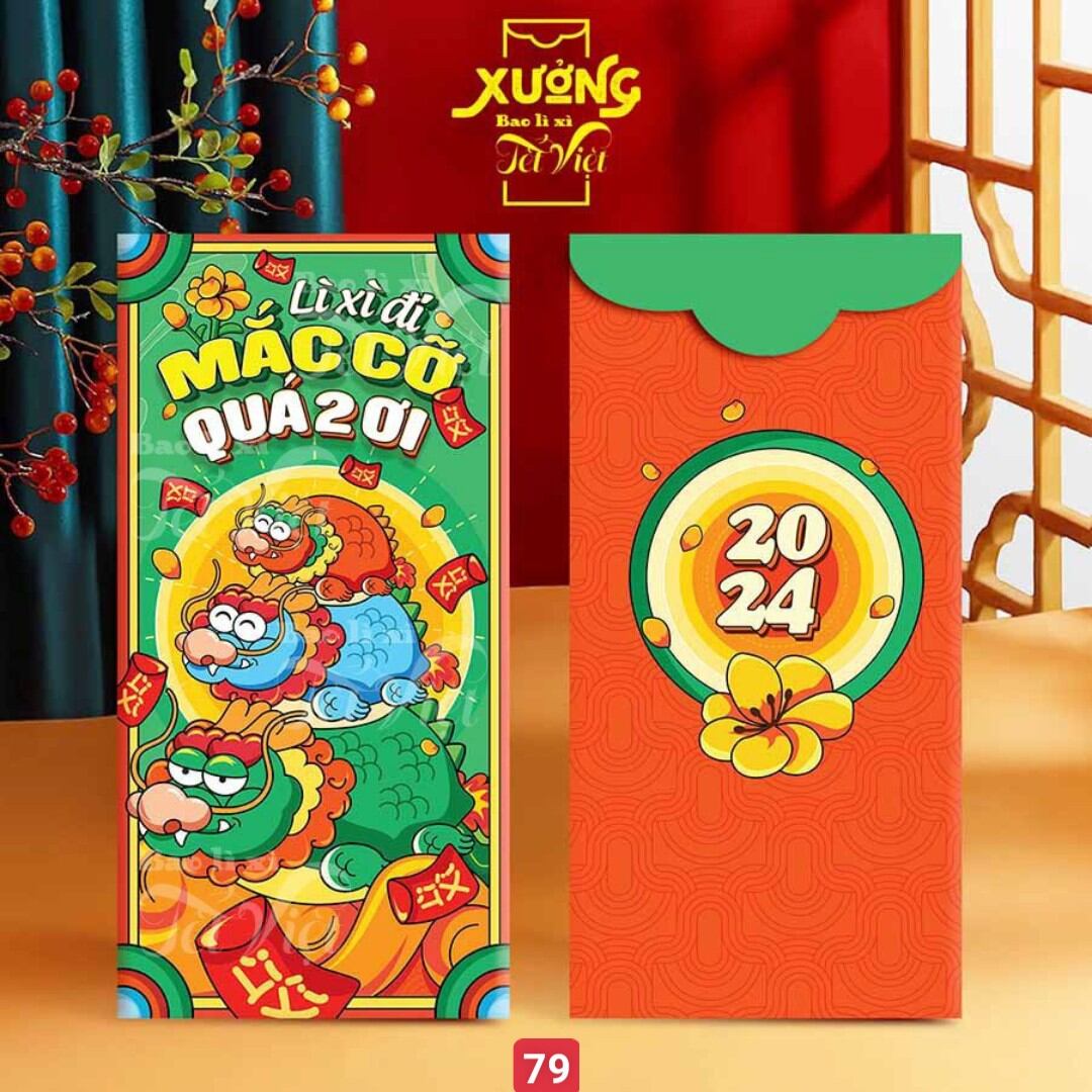 TÚI 10 CÁI]Lì Xì Đẹp Tết 2024