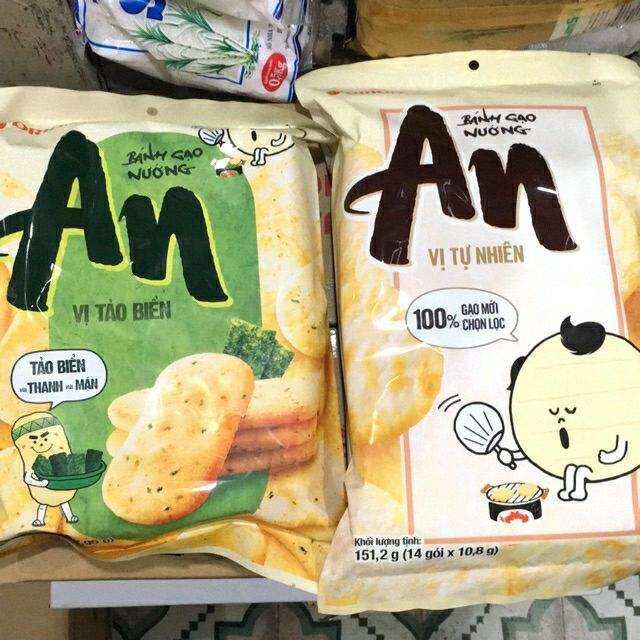 Bánh gạo nướng An vị tự nhiên & tảo biển