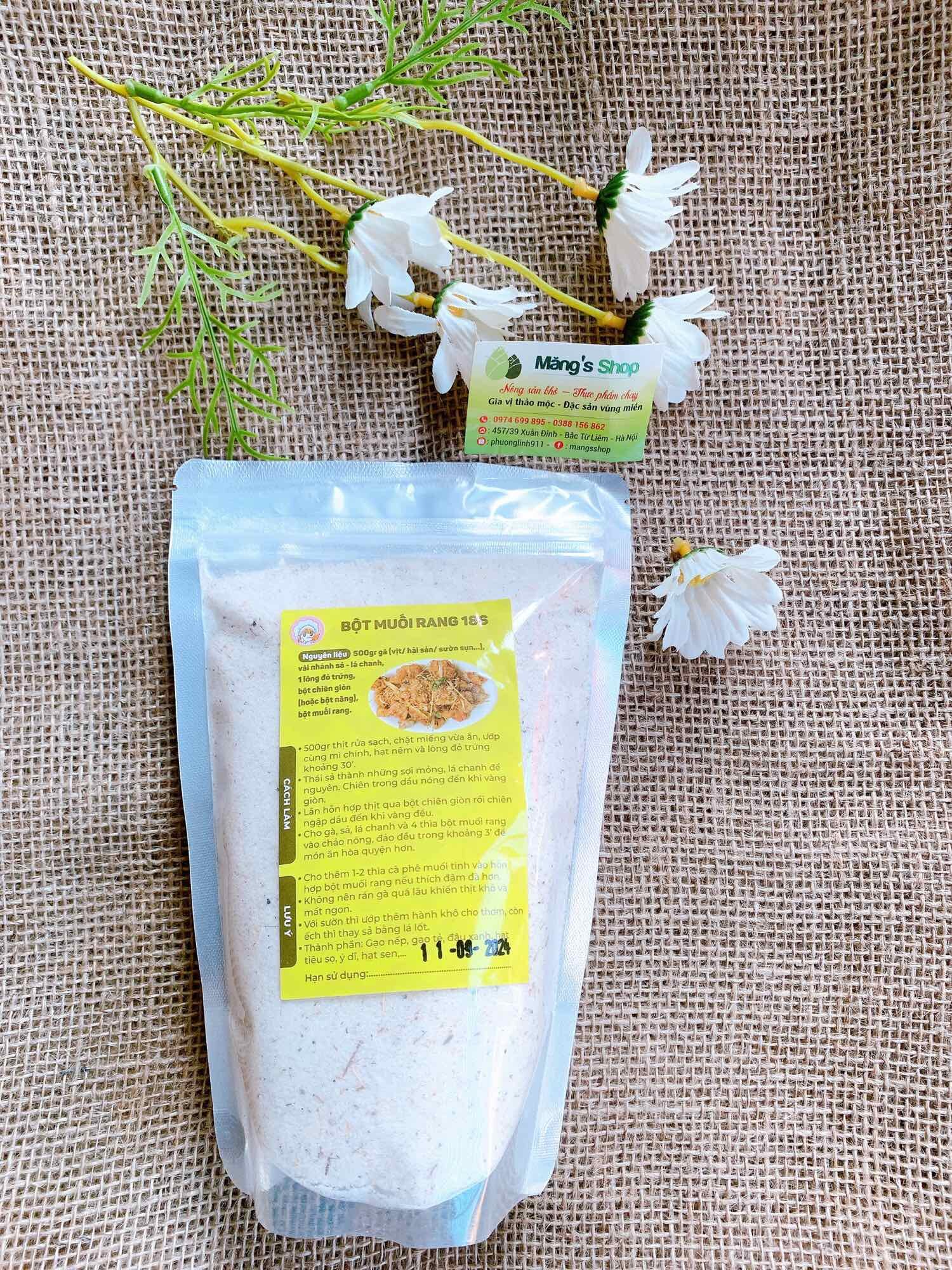 Bột rang muối thơm ngon gói 500g