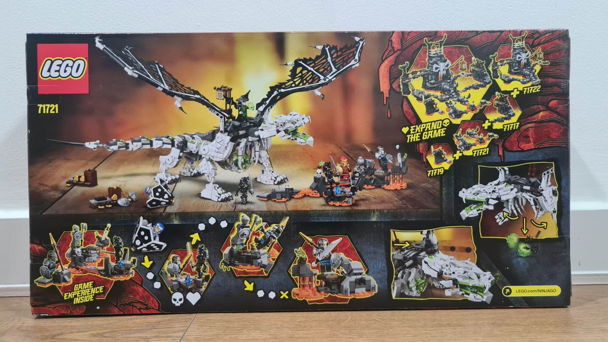 LEGO NINJAGO Skull Sorcerer’s Dragon 71721