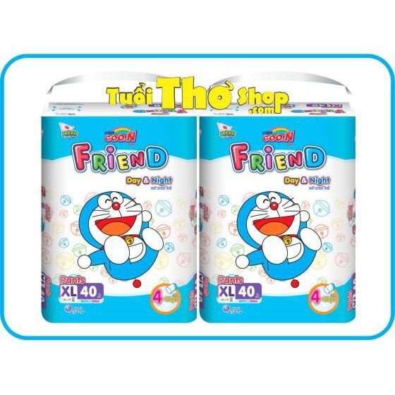 [Tặng 6 miếng] - Tã Quần GOON Friend Size XXL34 +6 miếng (Cho Bé 15- 25Kg)