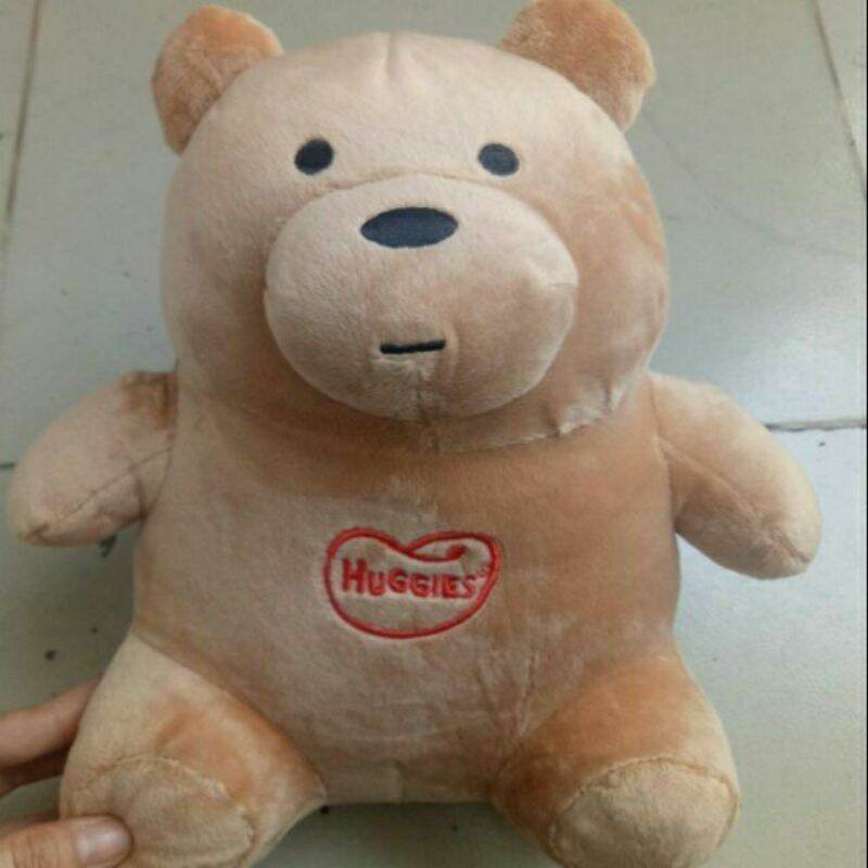 Gấu bông ngồi Huggies. KT (15x25x30)