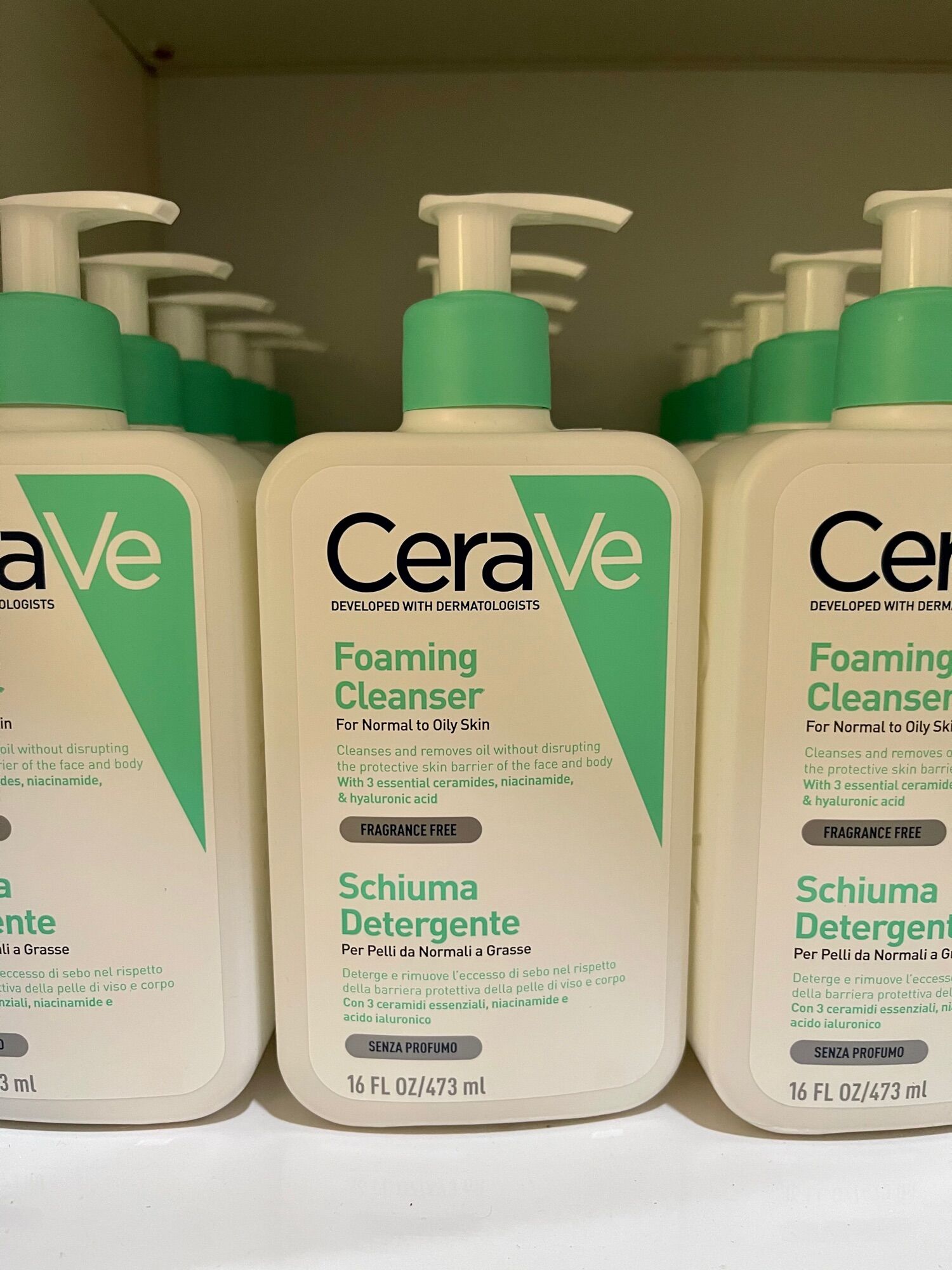 Sữa rửa mặt cerave 473ml da khô