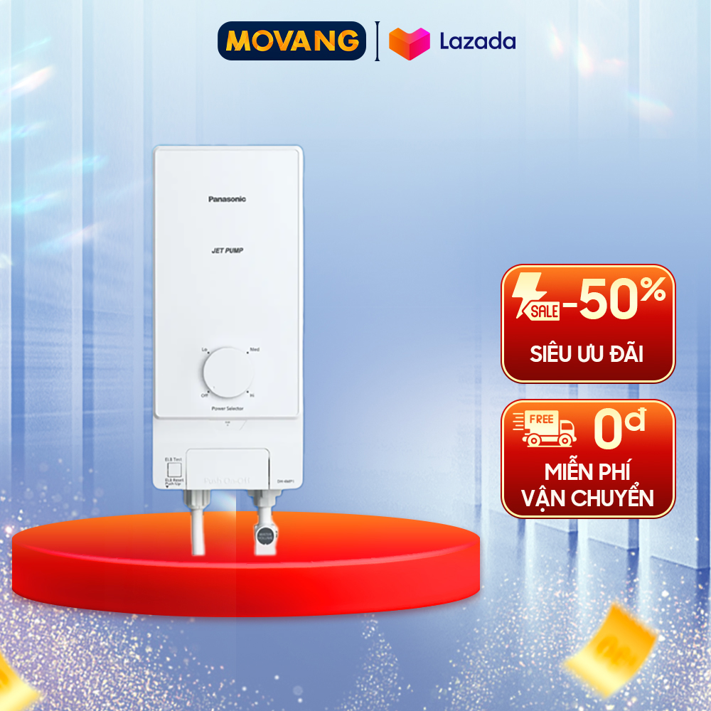 [GIAO TẠI HCM] -  Máy nước nóng Panasonic DH-4MP1VW 4.5 kW - Làm nóng trực tiếp Nhiệt độ tối đa 51 độ C