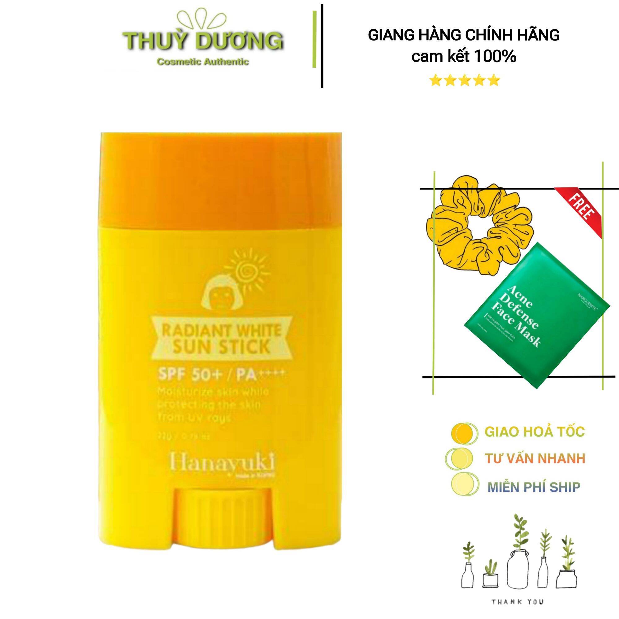 Sáp chống nắng Hanayuki dưỡng da dưỡng ẩm da