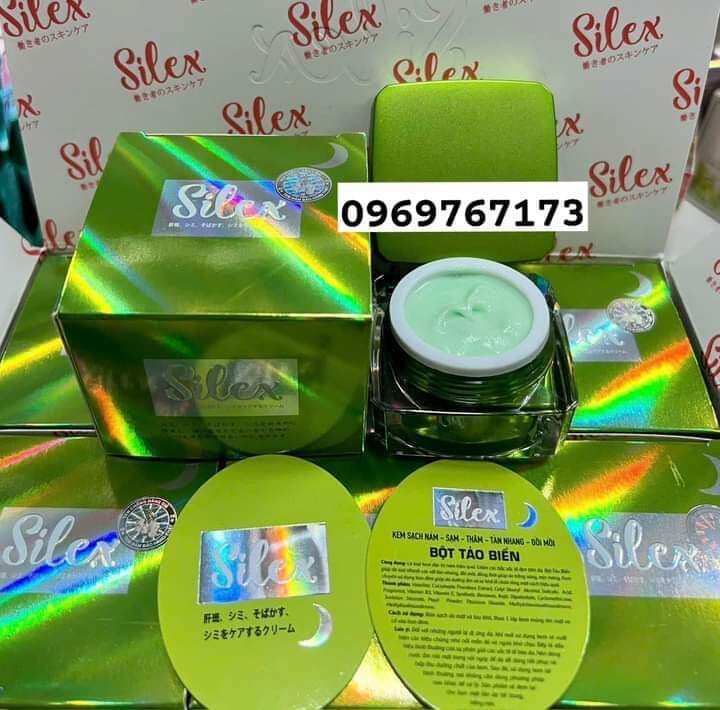 Kem silex tảo biển xanh mờ thâm, nám, sạm tan
