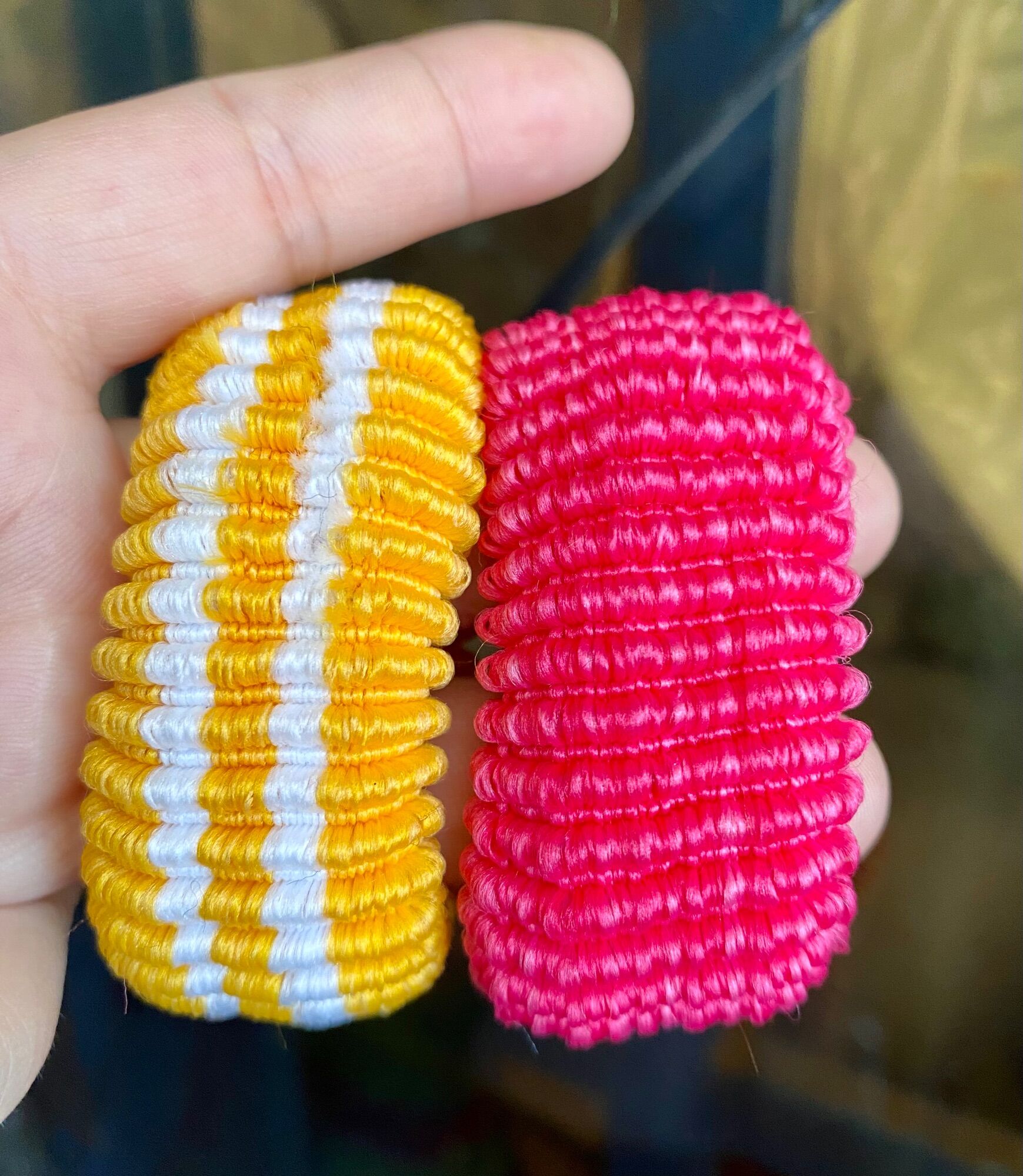 🔥Combo 10 Dây Cột Tóc BẢN LỚN (Bản Lớn: 4cm, Nhỏ: 2,5cm)